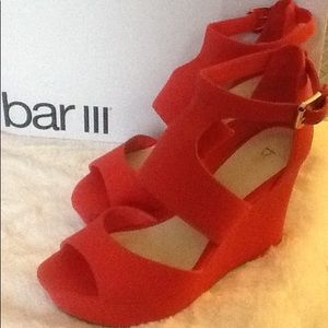 BAR III Coral High Heel Shoe